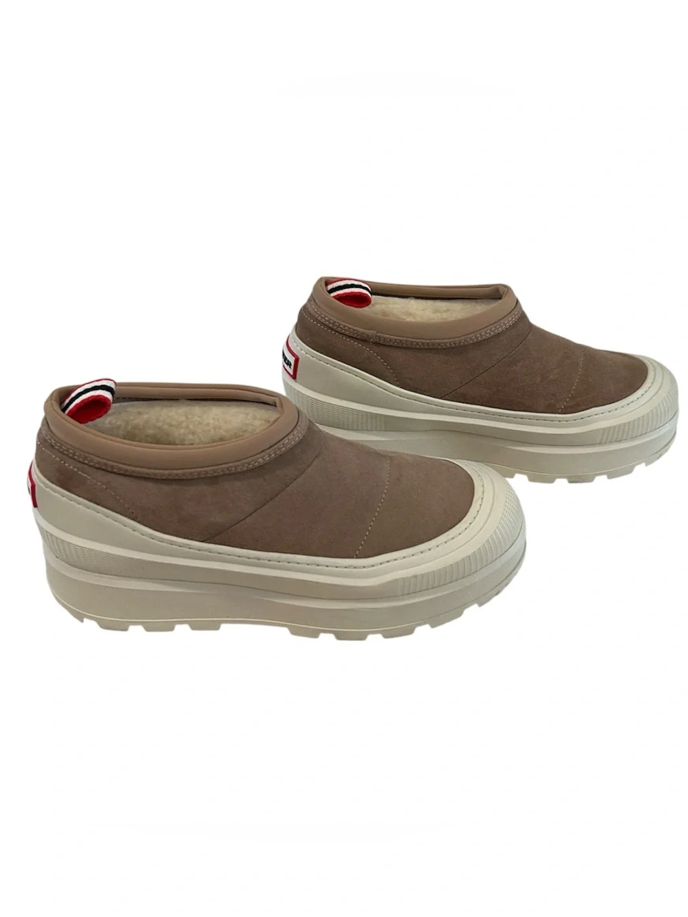 HUNTER WOMEN'S ASKERN WATERPROOF SLIP-ON SHOES MEDIUM NATURAL, Size 10, NWOT
